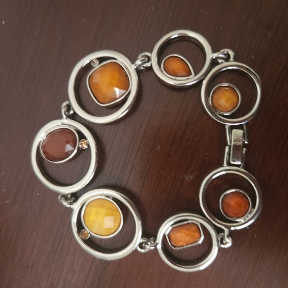 Lia Sophia Alex Amber Stone Bracelet - Picture 3 of 6